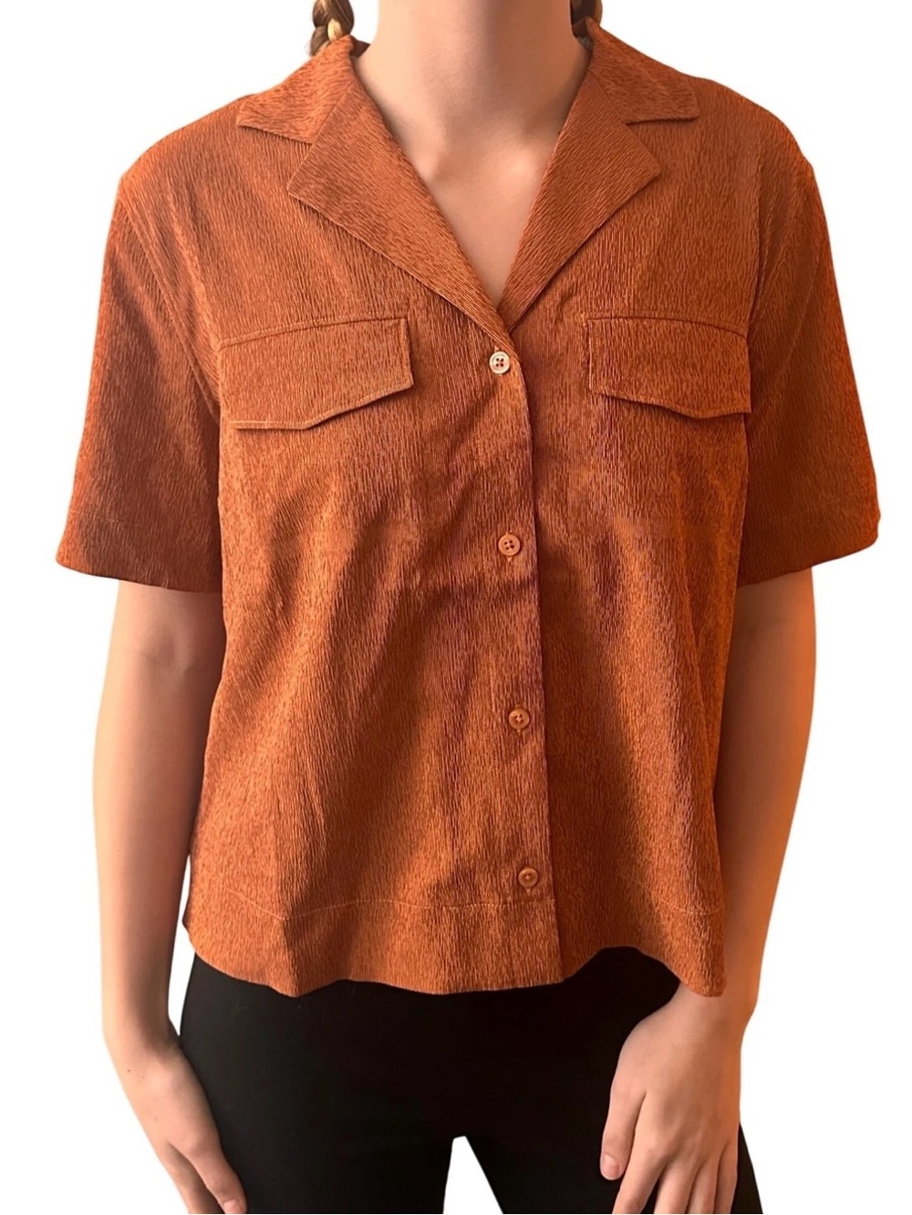 NWOT Athleta Echo Top - Rust Paprika
Size small